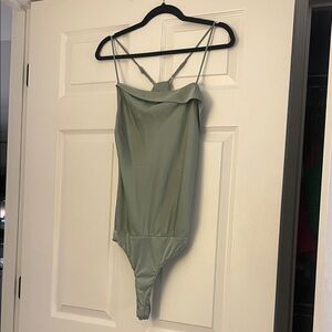 Astr Sage Green Bodysuit